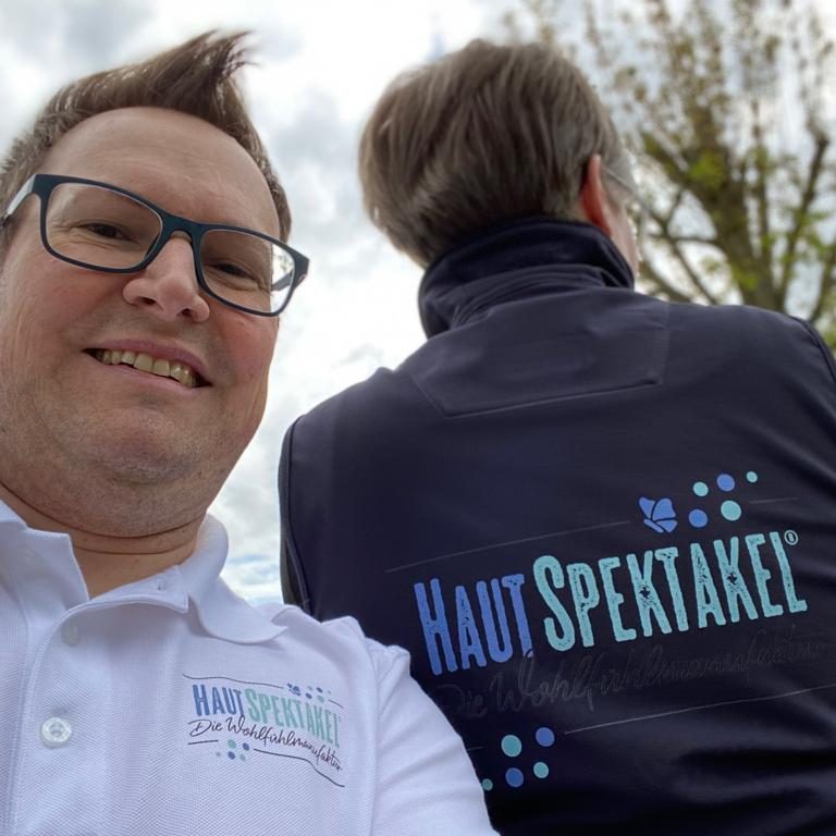 Teambekleidung Hautspektakel bedruckt von Werk10