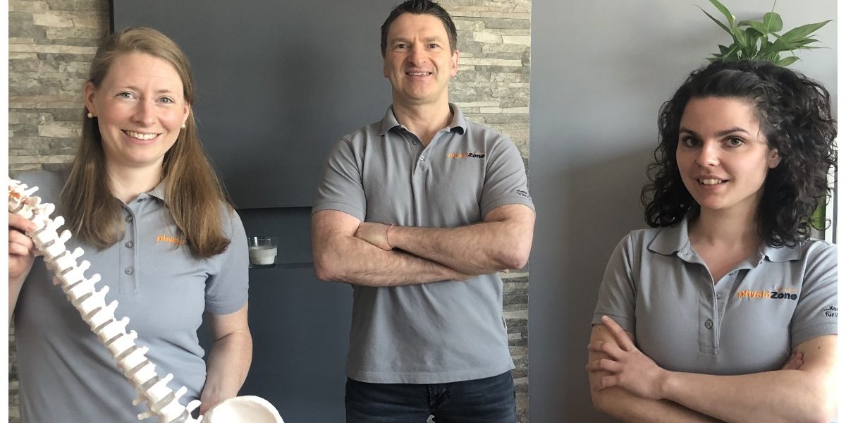 Teamshirts von PhysioZone bedruckt von Werk10