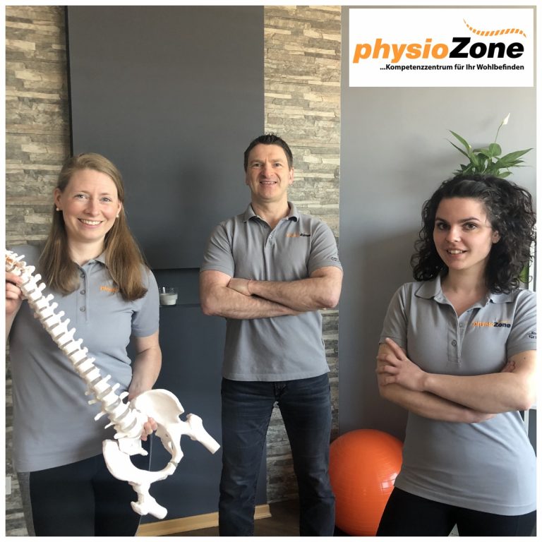 Teamshirts von PhysioZone bedruckt von Werk10